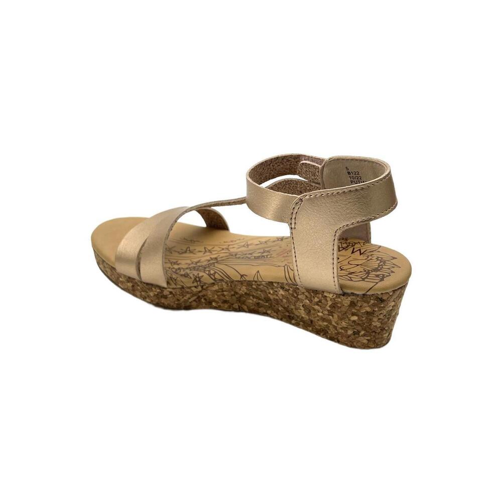 Blowfish Malibu Kid's Girl Loverli Wedge Sandal Pearl Rosegold - Medium - Picture 3 of 3